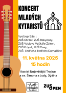 Mladí hudebníci na pódiu